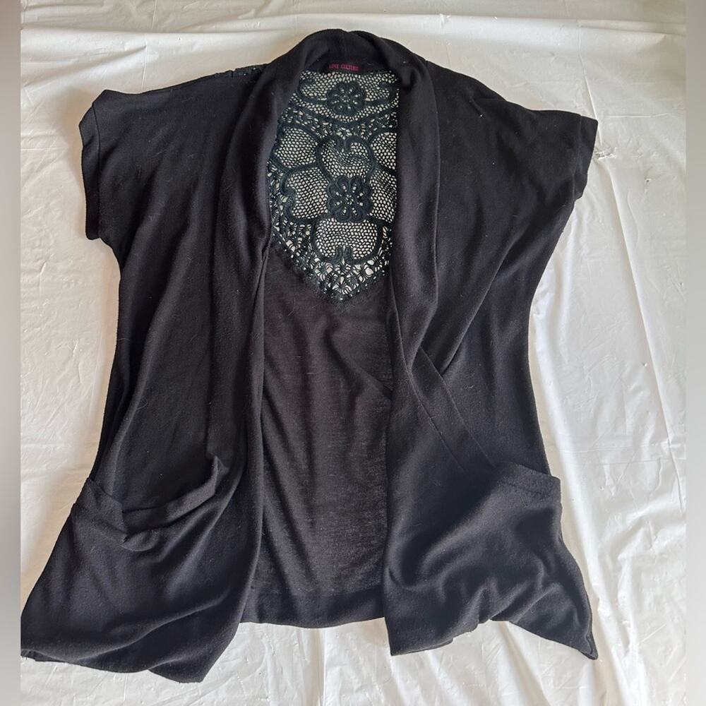 Love Culture Black Sweater L
